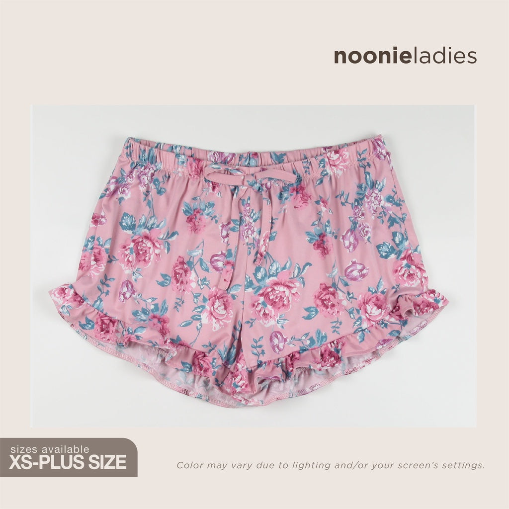 < Clearance >Noonie Ladies Shorts- 26"-52" Waistline ( S - 3XL Plus Size) - Candy Ruffles