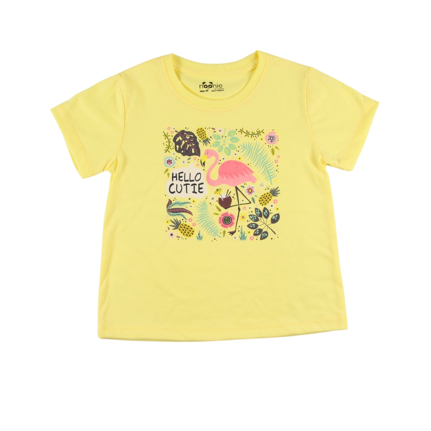 Noonie - Girls T-shirt (3-16 yo) - T-Shirt Crew Round Neck- Cotton with Graphic DTF Print