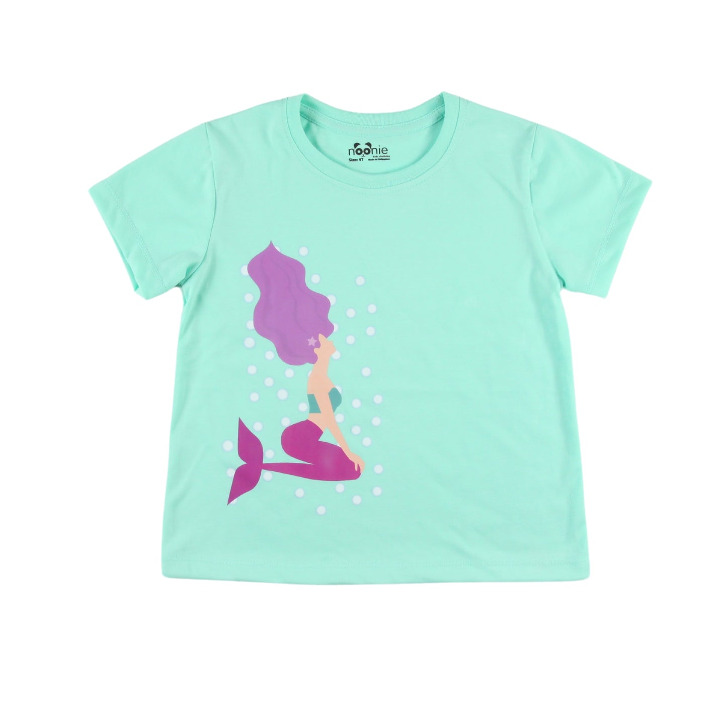Noonie - Girls T-shirt (3-16 yo) - T-Shirt Crew Round Neck- Cotton with Graphic DTF Print