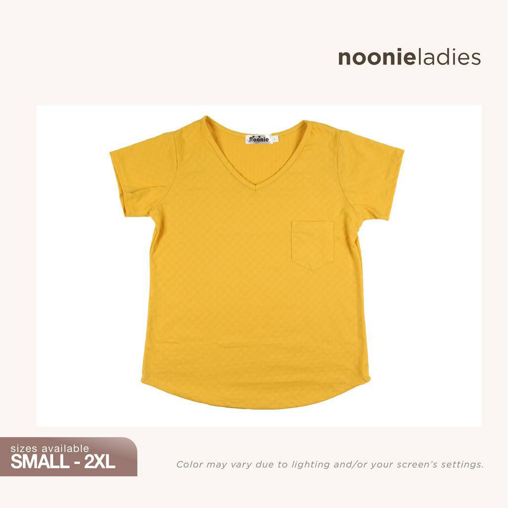 < Clearance >Noonie - Ladies T-Shirt (S-2XL) Cotton T shirt for Women - V-neck
