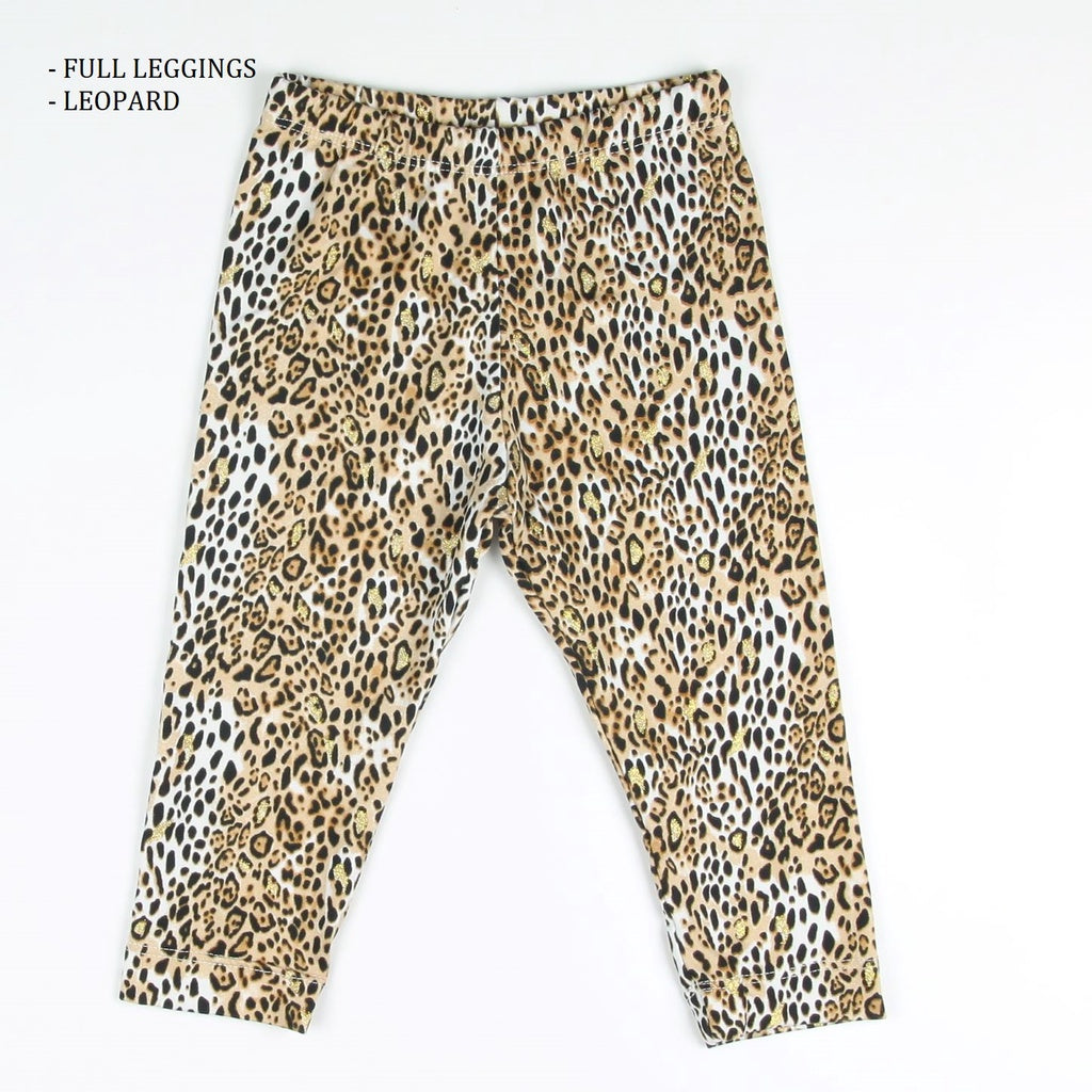 Noonie- Girls Leggings (0M-4Y) - Full & Capri Leggings Pants - Baby Clothes Girls - Stretchable