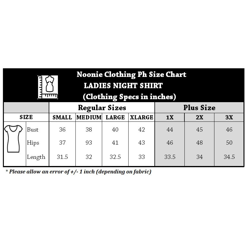 < Clearance >Noonie - Ladies Night Shirt (S-3XL) - Sleepwear for Women - Oversized Night Dress