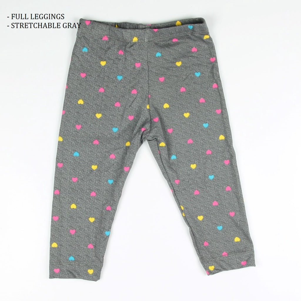 Noonie- Girls Leggings (0M-4Y) - Full & Capri Leggings Pants - Baby Clothes Girls - Stretchable