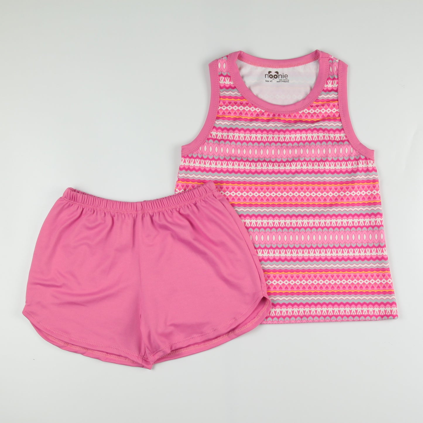 Noonie- Girls Terno (2-16Y) - Racerback Sando & Dolphin Shorts Sets & Coordinates - Terno outfit for