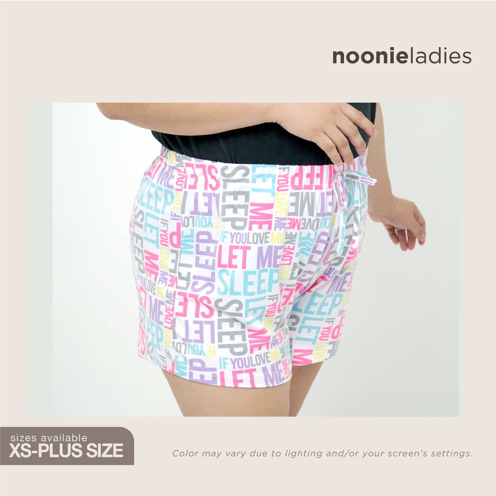< Clearance >Noonie Ladies Shorts- 26"-52" Waistline ( S - 3XL Plus Size) - Candy Ruffles