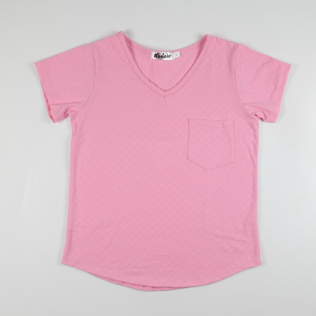 < Clearance >Noonie - Ladies T-Shirt (S-2XL) Cotton T shirt for Women - V-neck