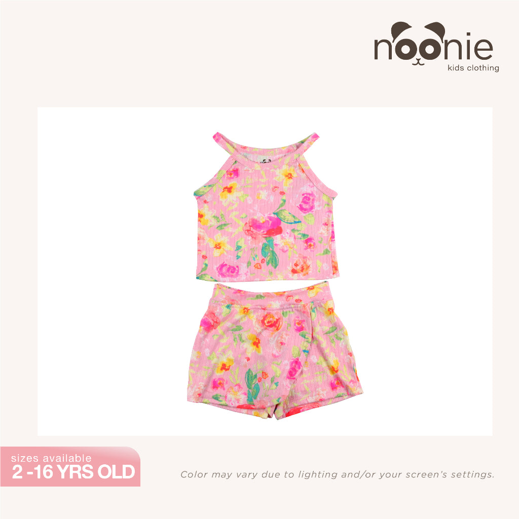 < Clearance >Noonie- Girls Set (2-8Y)- Halter & Skort / Skirt / Shorts- Terno Outfit for Kids