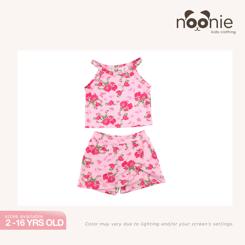< Clearance >Noonie- Girls Set (2-8Y)- Halter & Skort / Skirt / Shorts- Terno Outfit for Kids