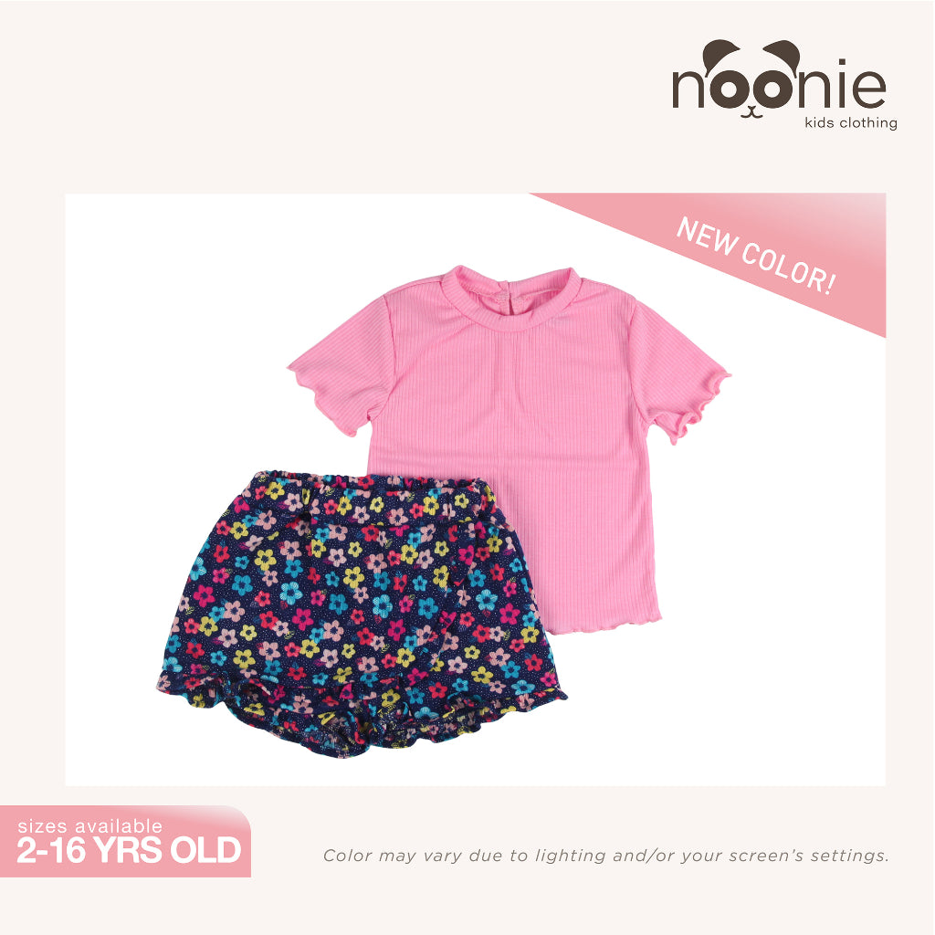 < Clearance >Noonie - Girls Set (2-12Y) - Blouse with Skort - Terno Outfit girl