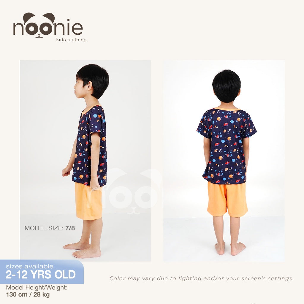 Noonie - Boys Terno (2-12Y)- T Shirt & Shorts Kids Set - Terno for Kids Boy - Quality Comfortable
