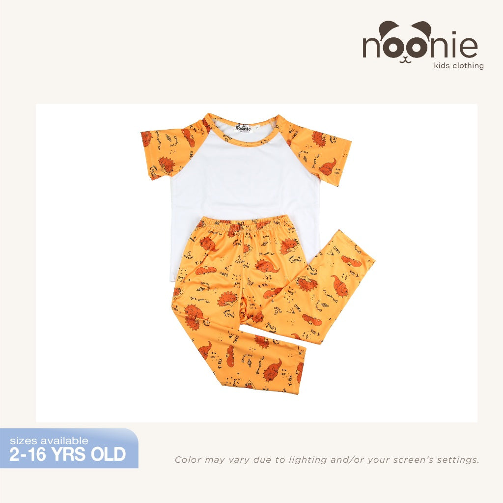 Noonie- Boys Terno (2-12Y) - Cotton Raglan and Pajama Set (unisex) - Terno for kids boy - Quality