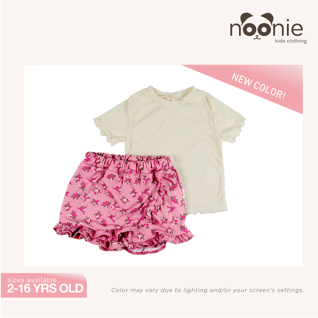 < Clearance >Noonie - Girls Set (2-12Y) - Blouse with Skort - Terno Outfit girl