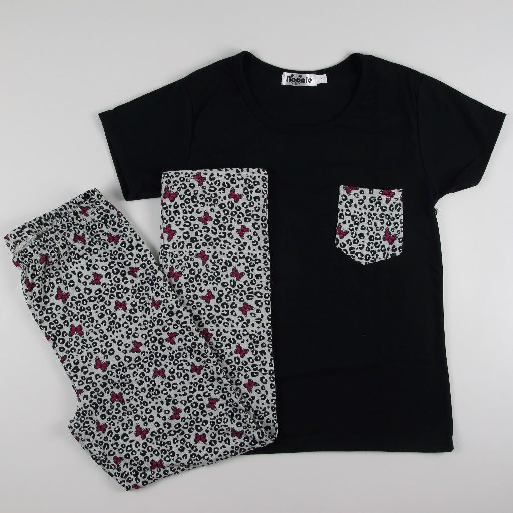 Noonie - Ladies Terno (S-2XL) - Cotton T shirt & Pajama Set - Sleepwear for Women - Plus Size