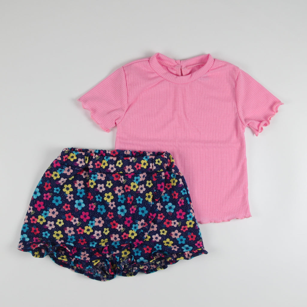 < Clearance >Noonie - Girls Set (2-12Y) - Blouse with Skort - Terno Outfit girl