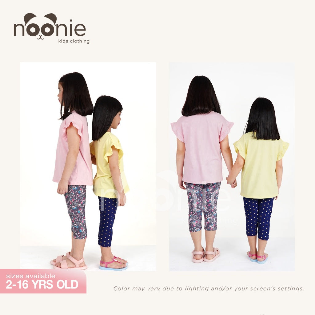 Noonie - Girls Terno (2-16Y) - Sleepwear Blouse & Tokong - Terno Outfit for Kids Girl - Stretchable