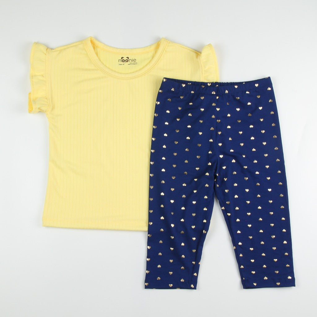 Noonie - Girls Terno (2-16Y) - Sleepwear Blouse & Tokong - Terno Outfit for Kids Girl - Stretchable