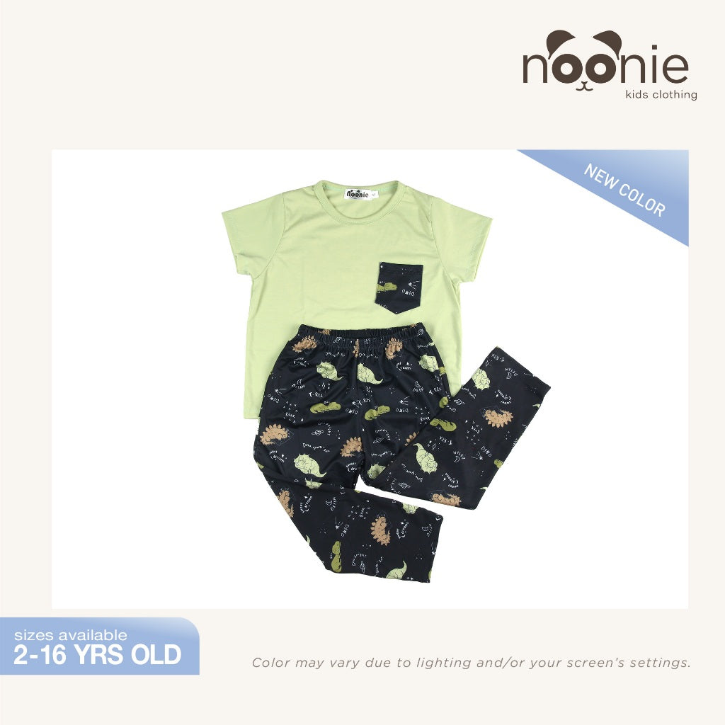 Noonie- Boys Terno (2-10Y) - Cotton T shirt & Pajama Set ( unisex )- Terno for kids boy - Quality