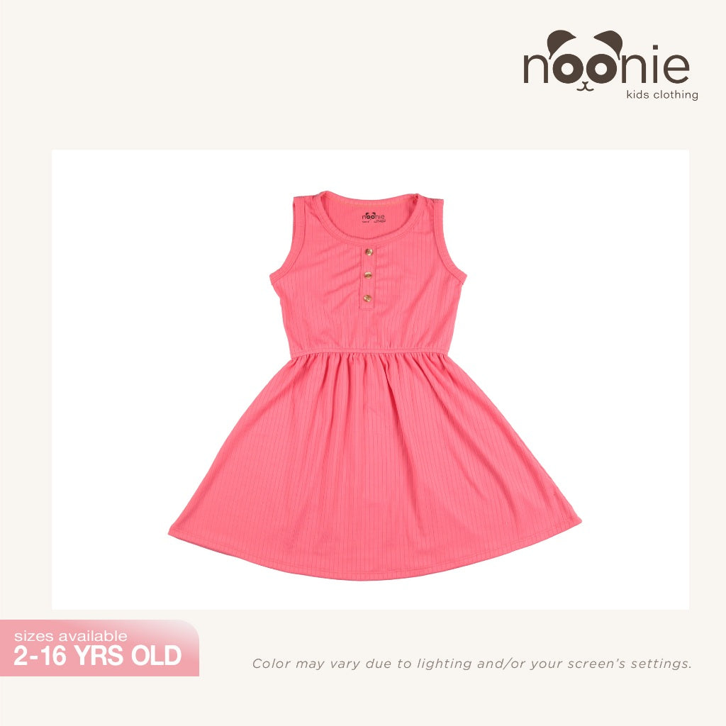 Noonie - Girls Dress (2-16Y) - Kids Outfit for Girls - Sleeveless - Stretchable - Comfortable