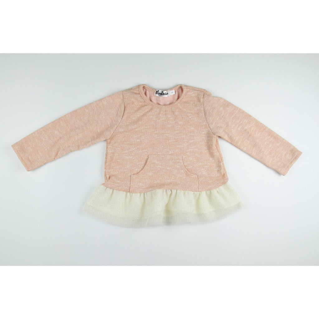 < Buy 1 Take 1 >Noonie- Girls Sweater (2-16Y) - Peplum Glittery w/ Pocket Tulle -Kids outfit jacket