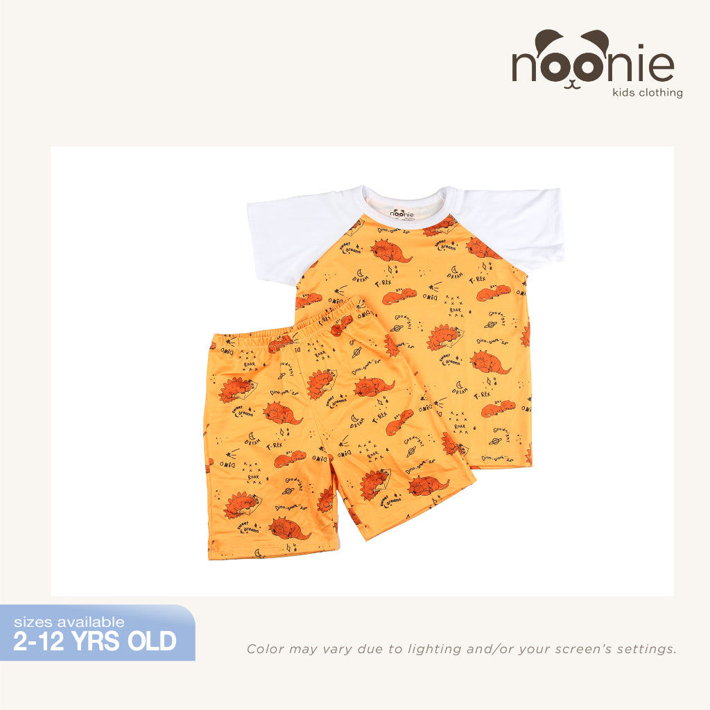 Noonie - Boys Terno (2-12Y)- Raglan Shirt & Shorts Kids Set - Terno for Kids Boy - Quality