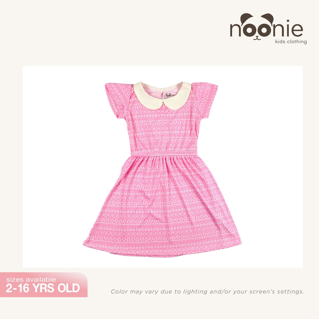Noonie- Girls Dress (2-16Y) - Collared Preppy Dress - Kids outfit for girls - school church dress