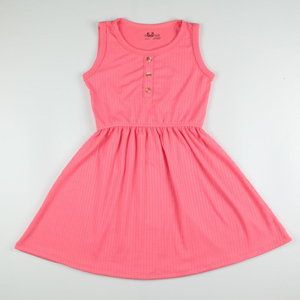Noonie - Girls Dress (2-16Y) - Kids Outfit for Girls - Sleeveless - Stretchable - Comfortable