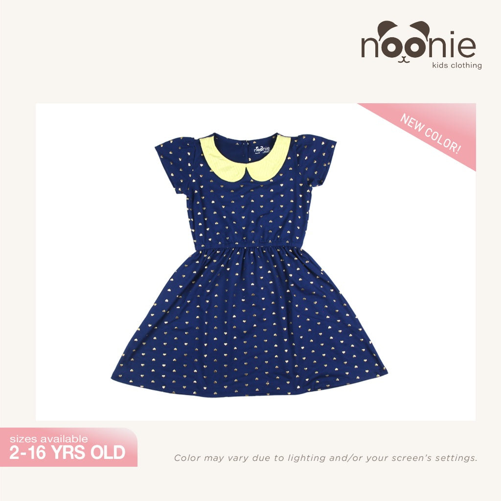 Noonie- Girls Dress (2-16Y) - Collared Preppy Dress - Kids outfit for girls - school church dress