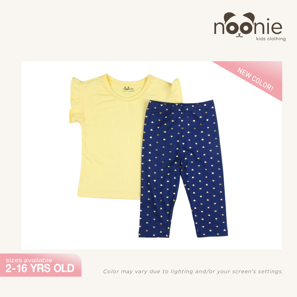Noonie - Girls Terno (2-16Y) - Sleepwear Blouse & Tokong - Terno Outfit for Kids Girl - Stretchable