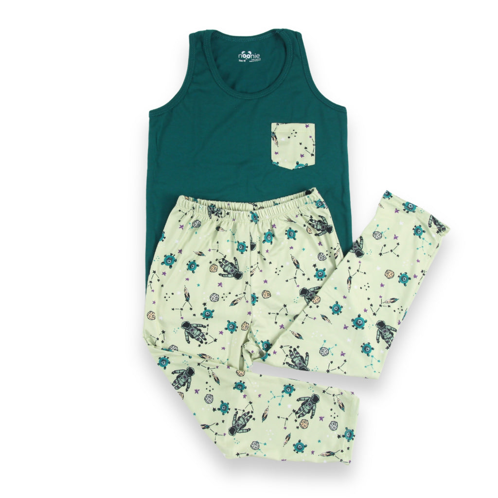 Noonie- Boys Terno (3-12Y) - Cotton Sando & Pajama Set Sleepwear