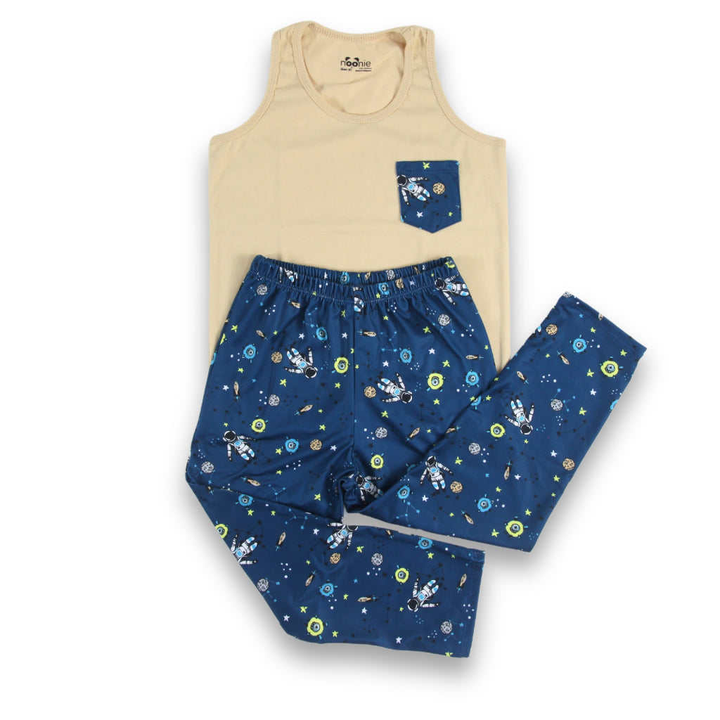 Noonie- Boys Terno (3-12Y) - Cotton Sando & Pajama Set Sleepwear