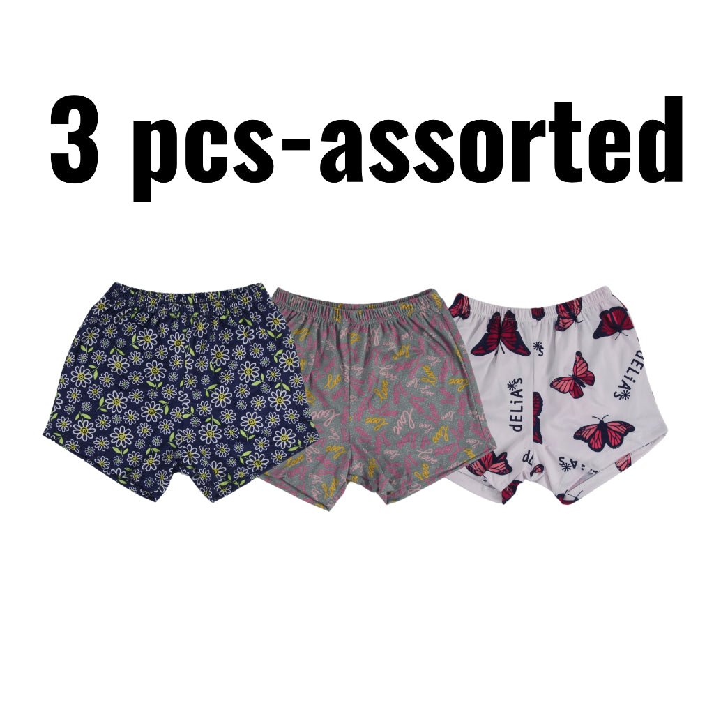 { RANDOM 1pc/3pcs} Noonie - Girls Shorts (4-16 YO)