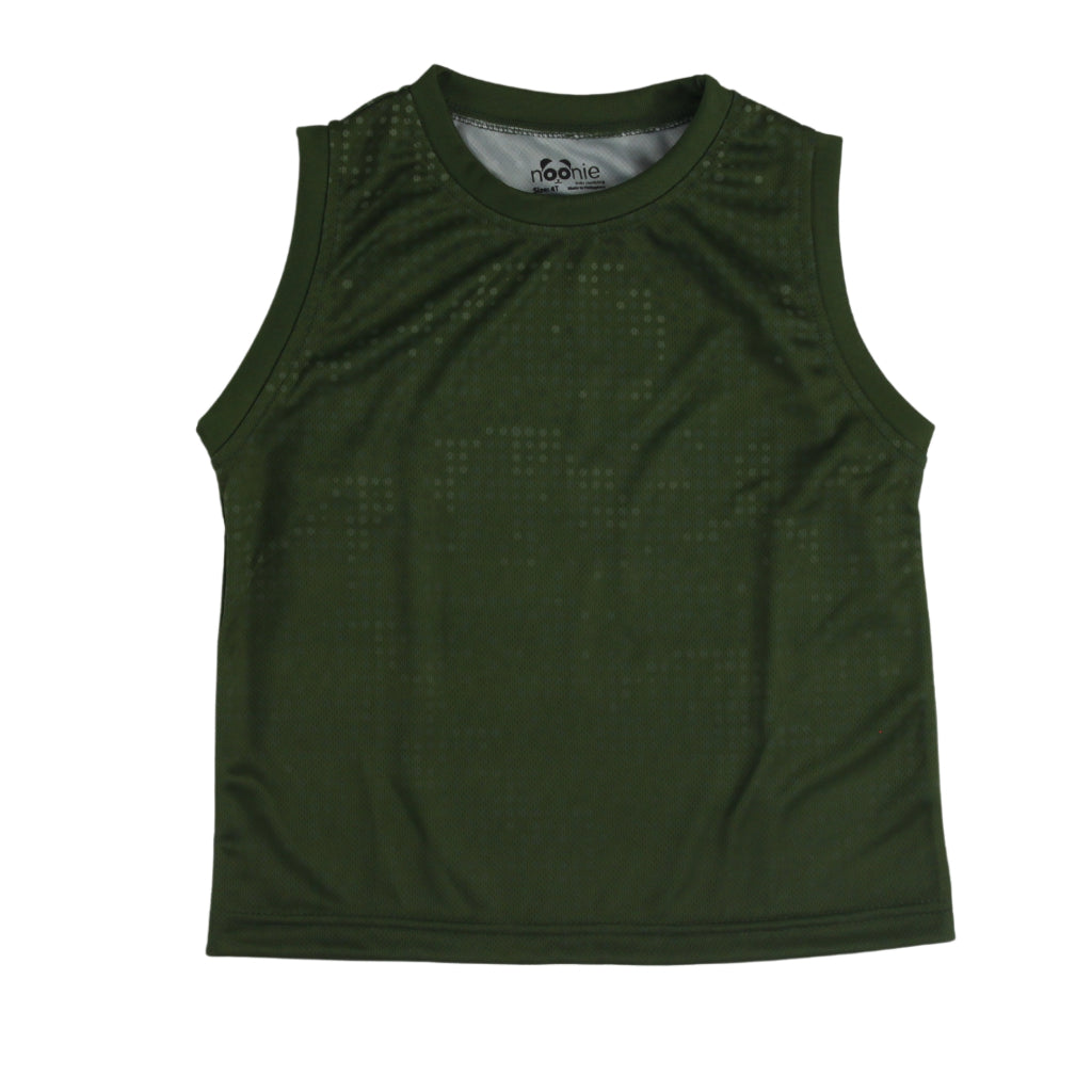Noonie - Boys Tops - Dri-Fit Sando Sleeveless Shirt - Athletic Sporty Tops