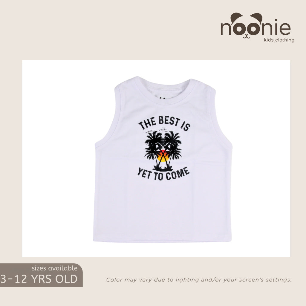Noonie - Boys Tops (3-12yo) - Muscle Sando Sleeveless Shirt - Cotton with Graphic Print
