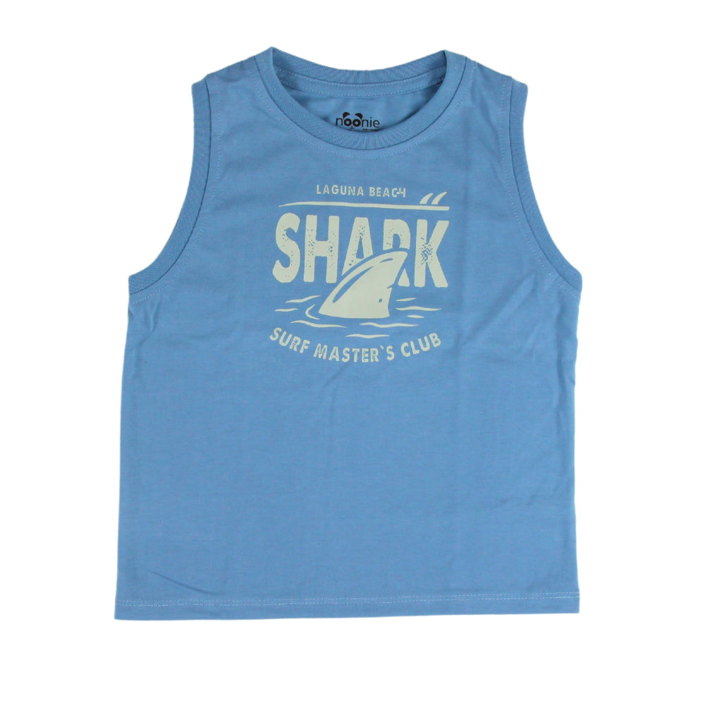 Noonie - Boys Tops (3-12yo) - Muscle Sando Sleeveless Shirt - Cotton with Graphic Print