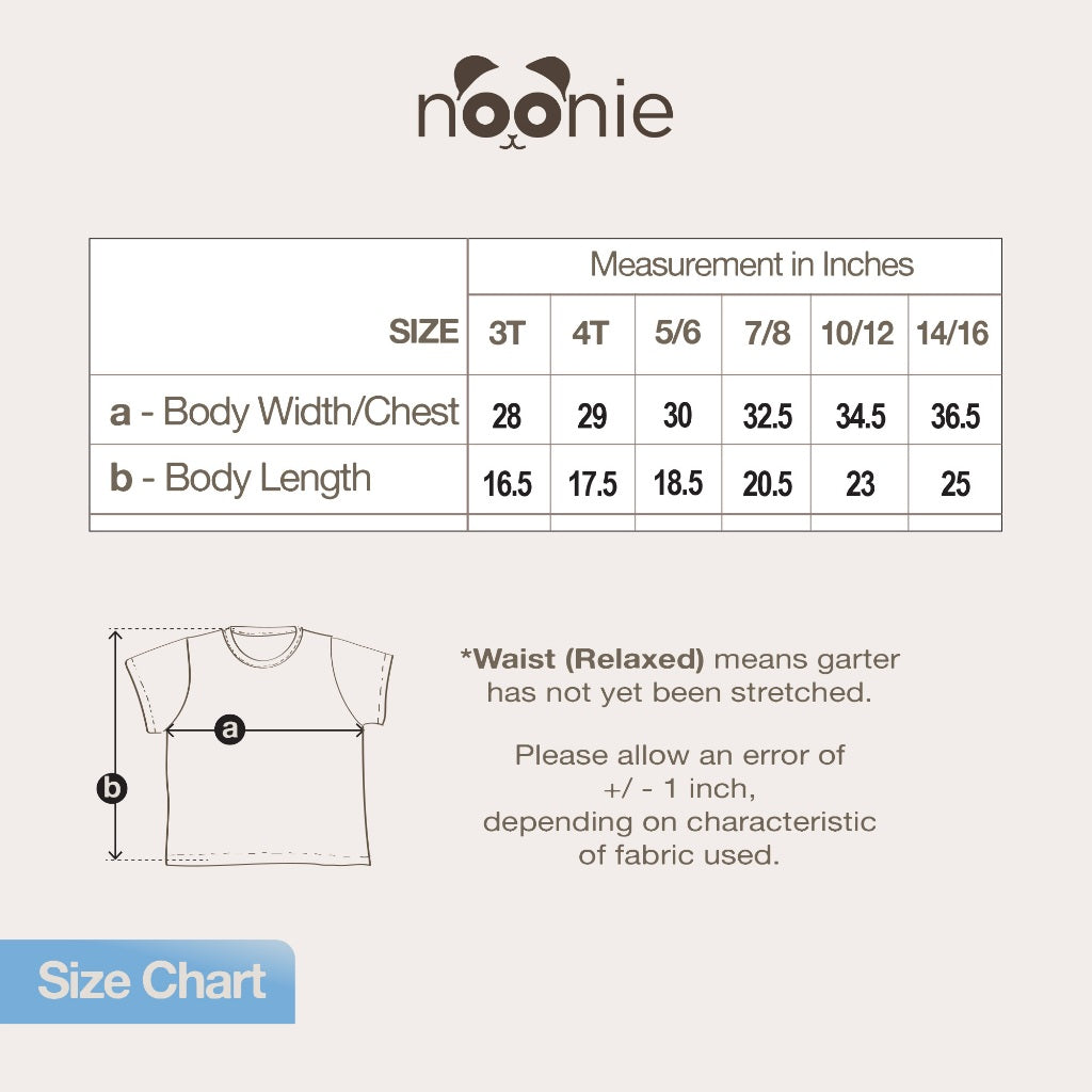 Noonie - Boys Tops - T-Shirt Crew Round Neck- Cotton with Graphic Print