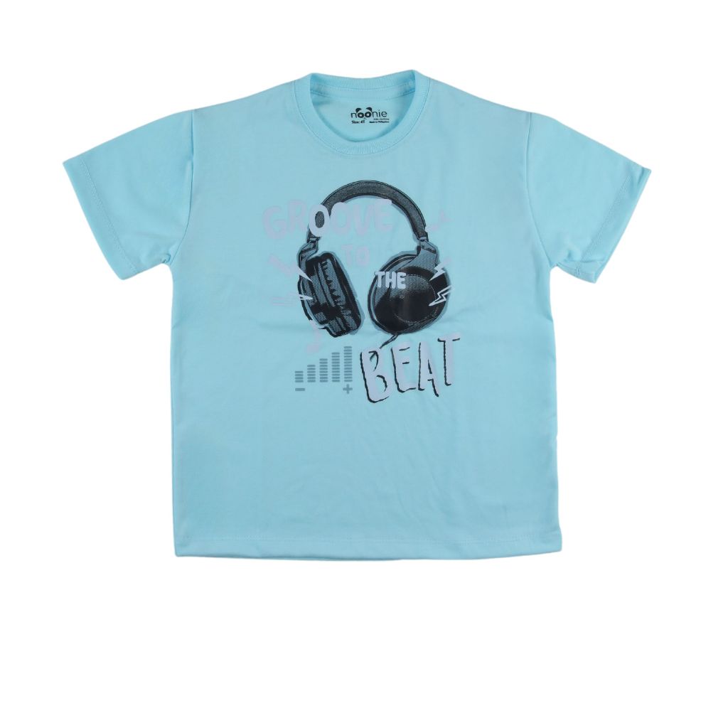 Noonie - BOYS T-shirt (3-16 yo) - T-Shirt Crew Round Neck- Cotton with Graphic DTF Print Tops
