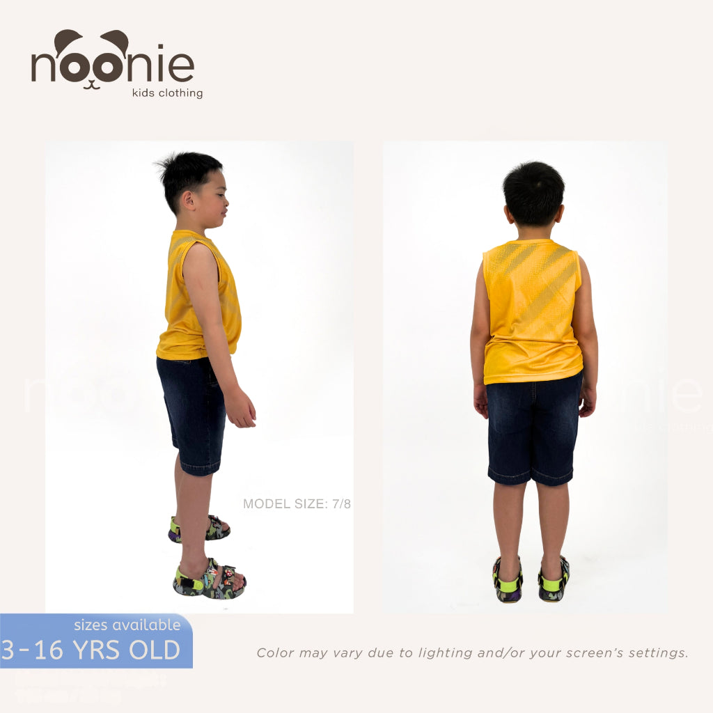 Noonie - Boys Tops - Dri-Fit Sando Sleeveless Shirt - Athletic Sporty Tops