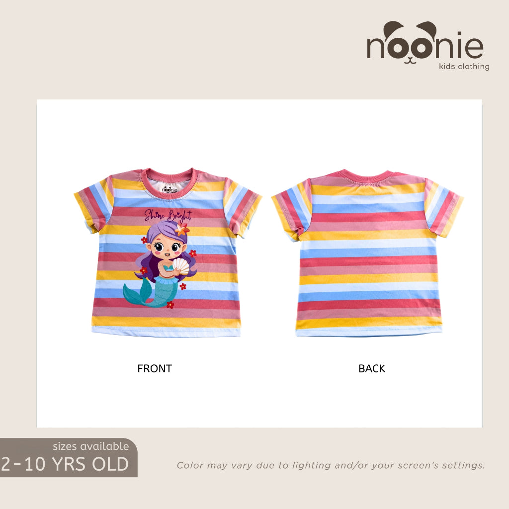 Noonie - GIRLS T-shirt (2-10 yo) - Cartoon 3D print funny character print