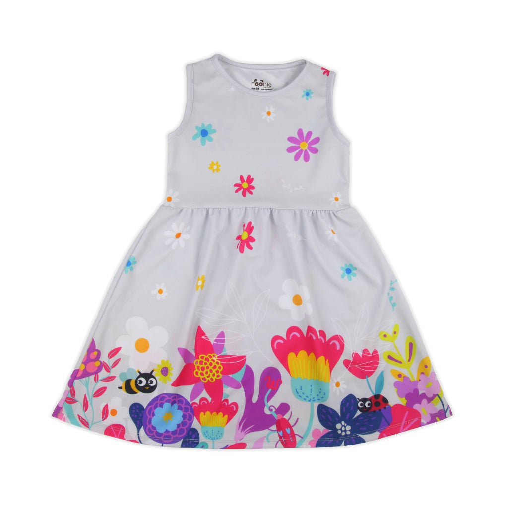 Noonie- Girls Dress (2-10Y) - Dress Sleeveless 3D print