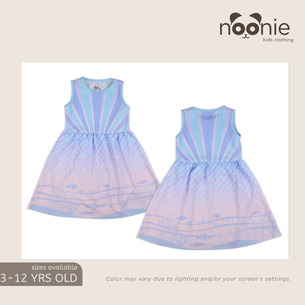 Noonie- Girls Dress (2-10Y) - Dress Sleeveless 3D print