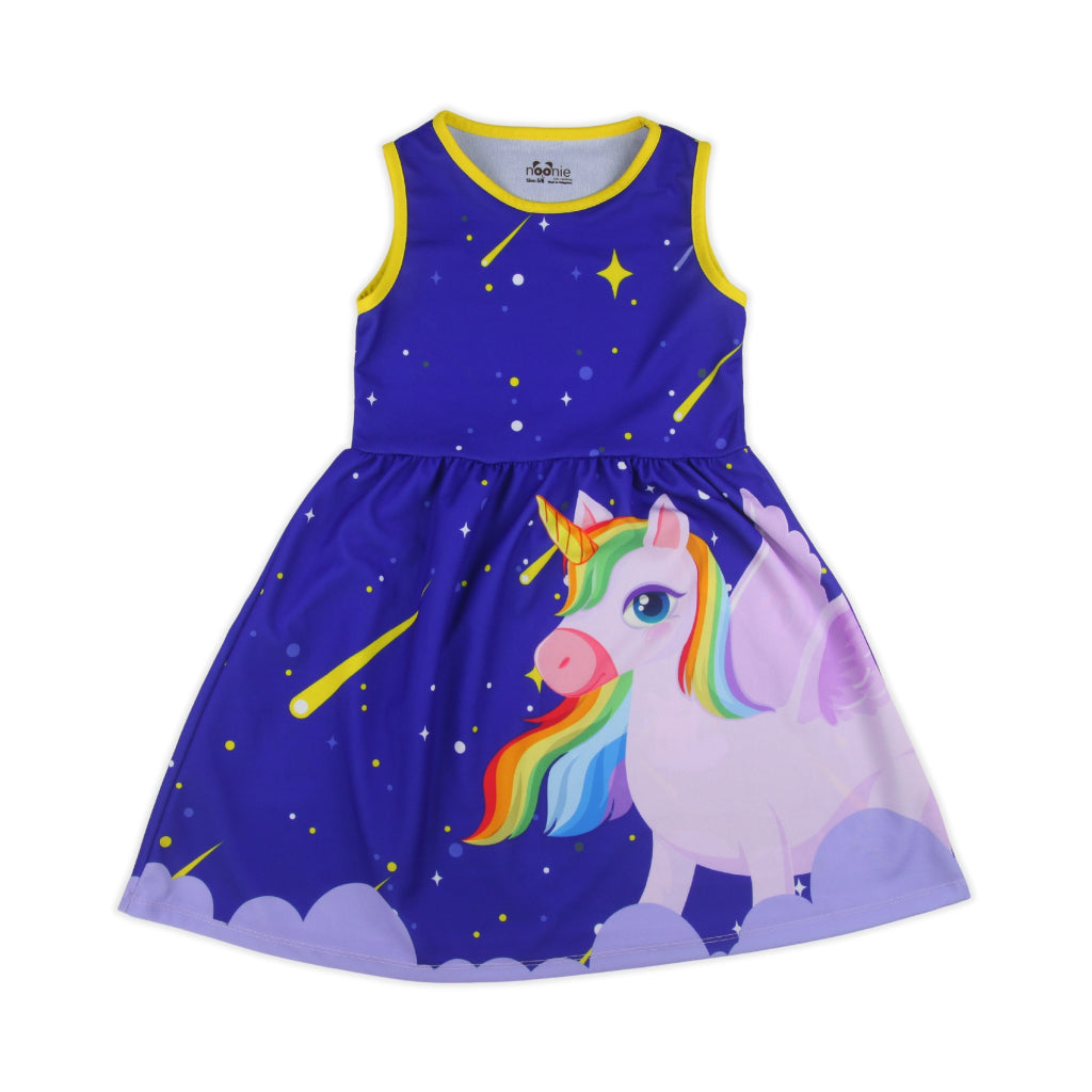 Noonie- Girls Dress (2-10Y) - Dress Sleeveless 3D print