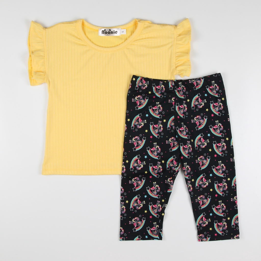 Noonie - Girls Terno (2-16Y) - Sleepwear Blouse & Tokong - Terno Outfit for Kids Girl - Stretchable