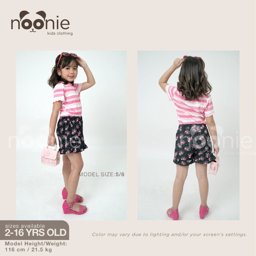 < Clearance >Noonie - Girls Set (2-12Y) - Blouse with Skort - Terno Outfit girl