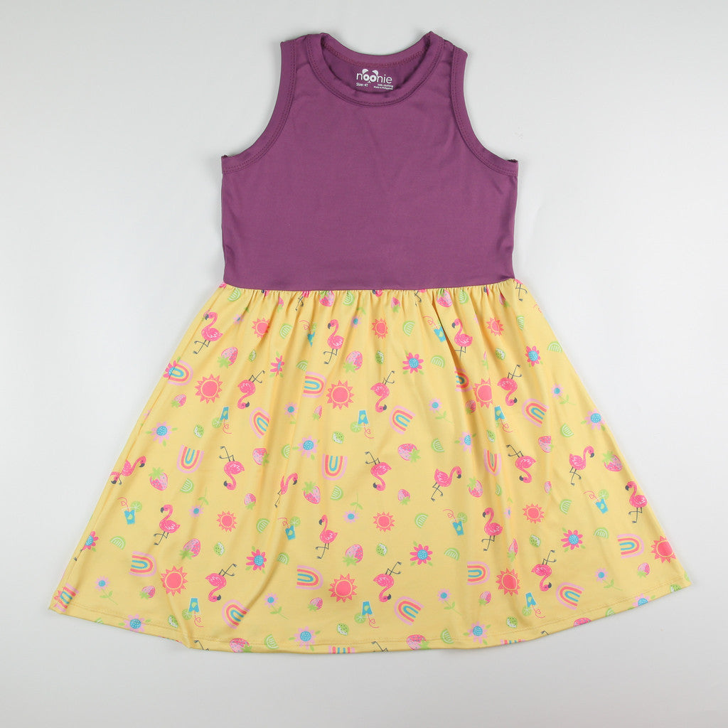 Noonie - Girls Combo Dress (2-12Y) - Kids Outfit for Girls - Sleeveless Colorful Party Stretchable