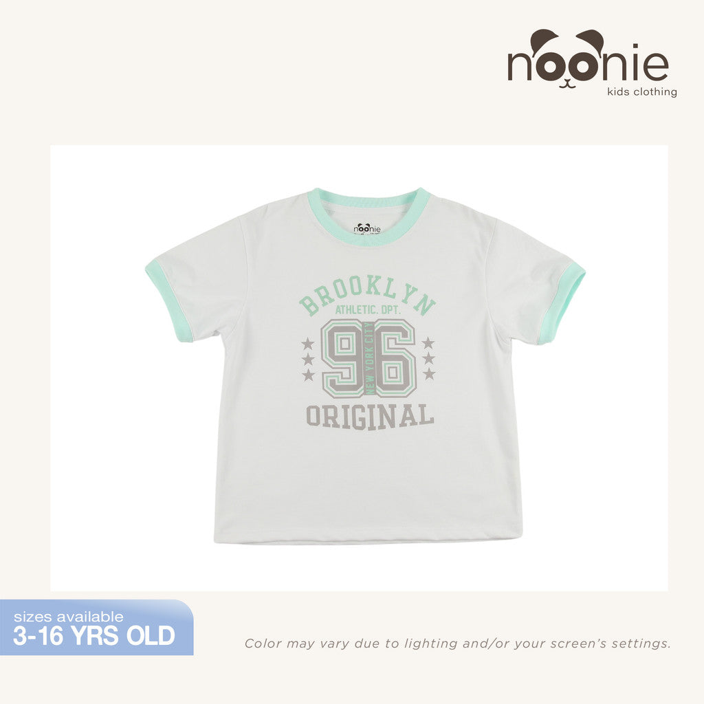 Noonie - Boys Tops (3-16yo) - Cotton Ringer T-Shirt with Graphic Print