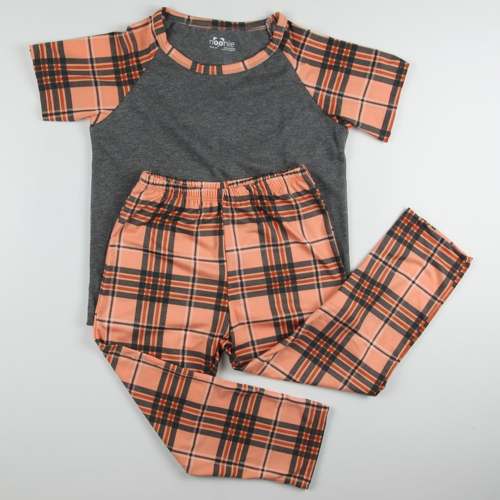Noonie- Boys Terno (2-12Y) - Cotton Raglan and Pajama Set (unisex) - Terno for kids boy - Quality