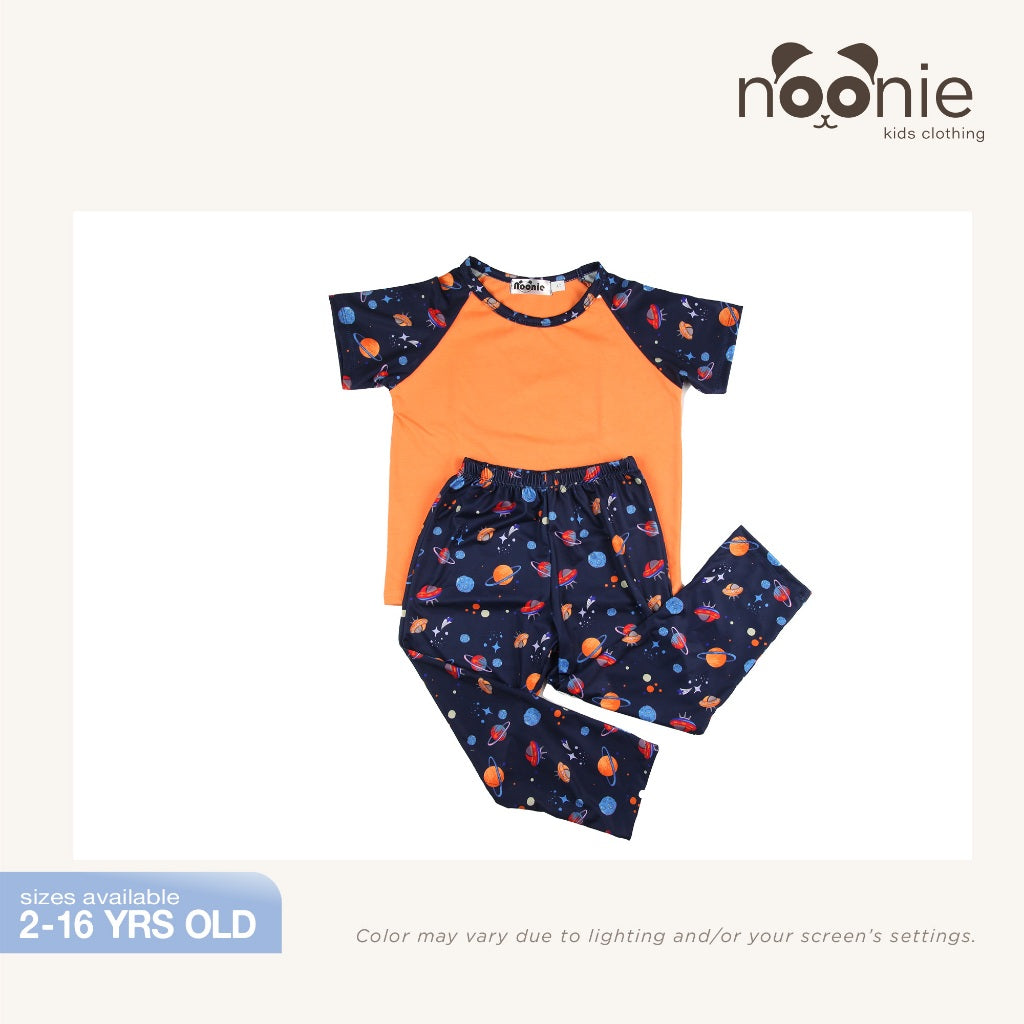 Noonie- Boys Terno (2-12Y) - Cotton Raglan and Pajama Set (unisex) - Terno for kids boy - Quality