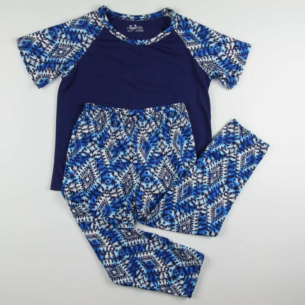 Noonie- Boys Terno (2-12Y) - Cotton Raglan and Pajama Set (unisex) - Terno for kids boy - Quality