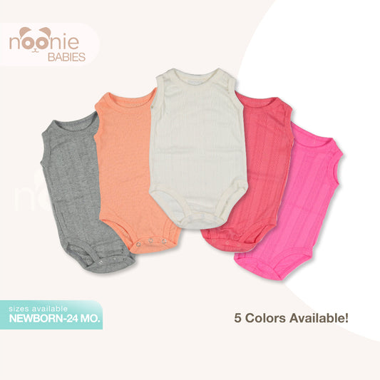 Noonie - Baby Onesies (3-24M) - Cotton Bodysuits for baby girl and boy / unisex - Quality