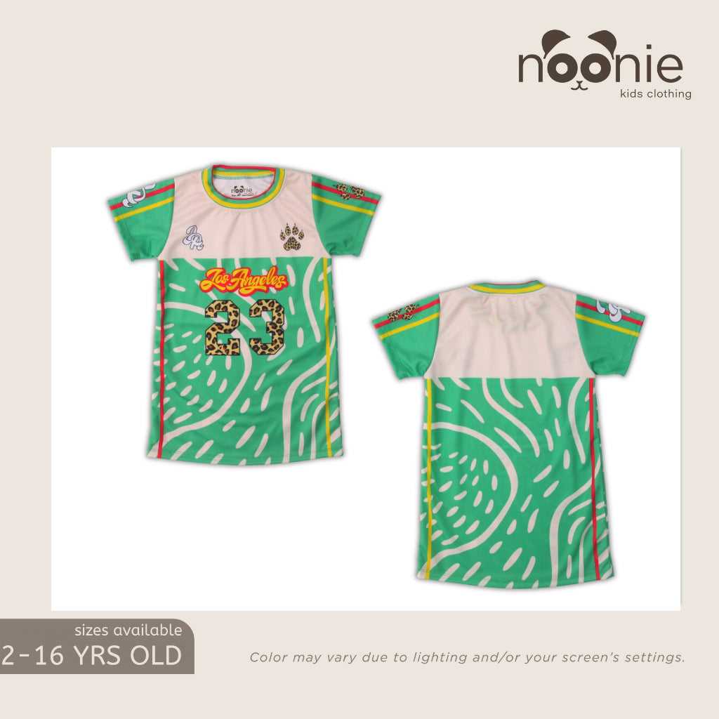 Noonie- Girls Dress (4-16Y) - Sporty T-Shirt Dress Jersey Drifit Mini Skirt
